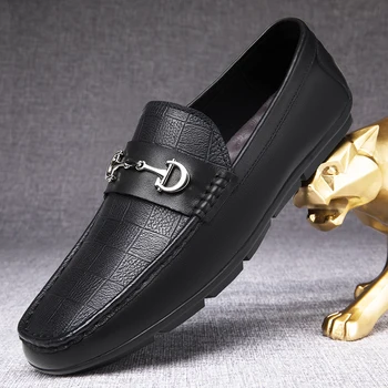 Высококачественная мужская повседневная обувь из натуральной кожи Удобные легкие кроссовки Мужская обувь Дышащие мужские кроссовки Мужская мода