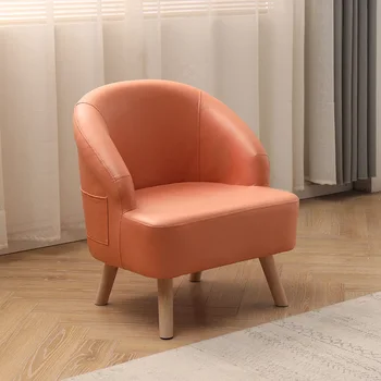 Современные стулья для гостиной, дизайнерские акценты для гостиной, Кожаные стулья для столовой, шезлонги, мебель для патио