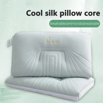 Летняя Охлаждающая подушка в форме эргономичной шейной подушки Для сна Удобная Защита шеи Подушка с эффектом памяти Butterfly