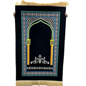 Коврик для поклонения, Молитвенные коврики, исламское одеяло из синельного хлопка, Украшение дома, Церковная утварь, Портативный ковер