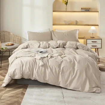 Домашний текстиль, постельное белье из чистого хлопка, комплект постиранных хлопчатобумажных одеял