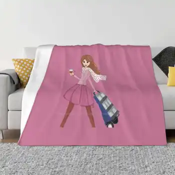 Креативный дизайн Best Life Cart Girl Удобное Теплое Фланелевое Одеяло Jw Jehovahs, Свидетельствующее Служение Пионера Полевой службы