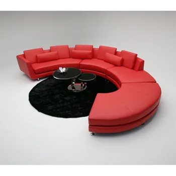 Самый продаваемый диван из натуральной кожи OEM ODM s или c-образной формы с деревянным каркасом изогнутый секционный диван для гостиной