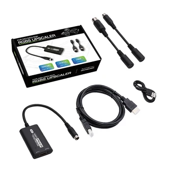 HDMI-совместимый Конвертер Консоли RGBS HD TV Video Cable Splitter с Переключателем Соотношения Сторон Игровые Аксессуары для SEGA MD1 MD2 SNK
