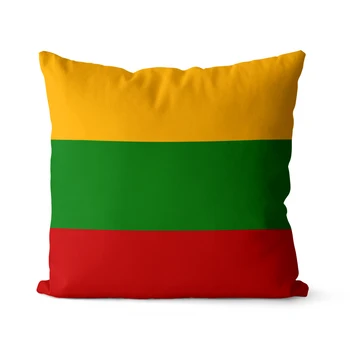 Wuzidream Украшение наволочки с флагом Литвы, наволочка, Декоративная наволочка для диванной подушки, чехол