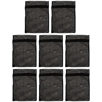 8 предметов нижнего белья, черный мешок для белья, сетчатые сумки для стирки, деликатный полиэстер, дорожные носки для стиральной машины