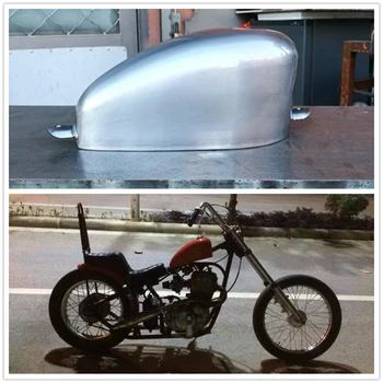 6-литровый Бензиновый топливный бак для Harley с крышкой Мотоцикл Ретро Ручной работы Винтажный мотоцикл Модифицированная канистра для заправки маслом