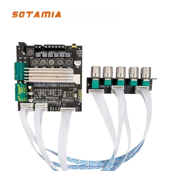 SOTAMIA TWS TPA3116 Плата Усилителя мощности звука Bluetooth 2.1-Канальный Модуль Усилителя сабвуфера Amplificador De Audio Mini Amp