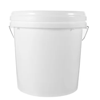 контейнер для хранения с крышкой для ведра объемом 5 л, Уличная бочка, ручной круглый практичный пигмент из полиэтилена высокой плотности