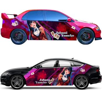 оригинальный дизайн аниме наклейки на автомобиль Jabami Yumeko Body Itasha Виниловая наклейка Костюм для гольфа BMW Audi Ford Tesla и т.д.