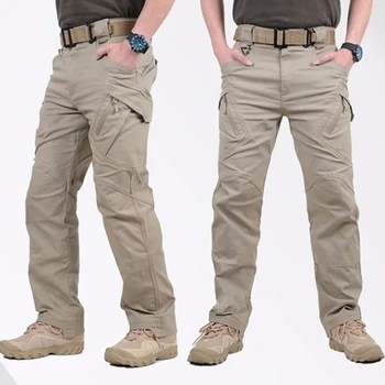 IX9 Тактические брюки Мужские Классические боевые брюки армейские военные брюки SWAT Мужские брюки-карго для мужчин повседневные брюки в стиле милитари