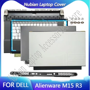 Для ноутбука Dell Alienware M15 R3 Задняя ЖК-крышка/передняя панель ЖК-дисплея/подушка для ладоней/Нижняя крышка Черный /белый