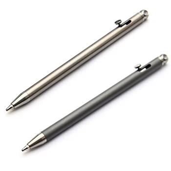 Портативная Шариковая Ручка Практичная Тактическая Ручка Мини Титановая Ручка EDC Гаджет Брелок Для ключей Снаряжение для выживания в походах на открытом воздухе