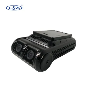 LSZ Новый Продукт 2-Канальный Автомобильный Видеорегистратор Blackbox H.264 AHD 1080P Taxi Van с Двухобъективной Приборной панелью с GPS и Wi-Fi