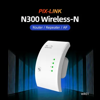 PIX-LINK WR01 Беспроводной ретранслятор WiFi Extender Ultraboost Усилитель Wi-Fi Long Range Repiter 300M Точка доступа Wi-Fi Booster