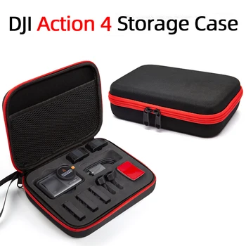 Чехол для хранения DJI Action 4 Небольшого размера и большой вместимости, эксклюзивная сумка для хранения аксессуаров