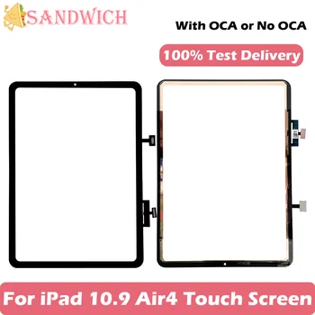 Новый Оригинальный Для iPad Air4 Поколения A2316 A2072 A2324 Air4 ЖК Внешний Сенсорный Экран Дигитайзер Замена Передней Стеклянной панели Дисплея