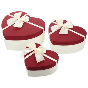 3 шт Подарочная коробка для предложений в честь горничной, Подарочный футляр для Подружки невесты из бумаги с цветочным бантом