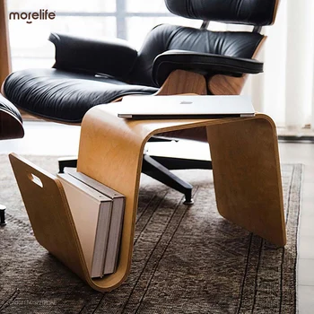 Дизайн приставного столика из массива дерева Современный приставной столик для завтрака Журнальный столик Мебель для гостиной прикроватный чайный столик для ноутбука