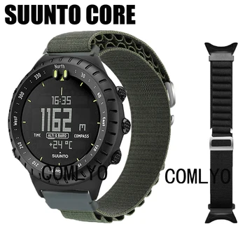Ремешок для Suunto Core, нейлоновый мягкий браслет, ремешок для смарт-часов, ремень для женщин, мужчин