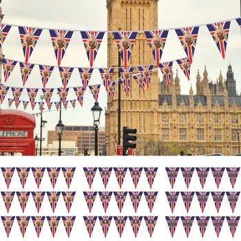 Баннер с изображением Юнион Джека 2023 года, баннер для коронации короля Карла III, Празднование наследования престола Новым королем Великобритании