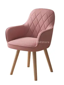 Легкое роскошное кресло для макияжа в стиле INS, комод для спальни, табурет с бытовой спинкой, табурет для отдыха, простой маникюрный стул