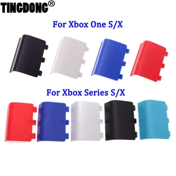 1 шт. для беспроводного контроллера Xbox One серии X S, пластиковая крышка батарейного отсека, задняя крышка, сменный корпус, дверная крышка