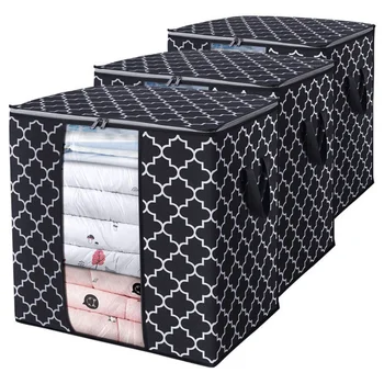 Складная сумка для хранения Qulit, сумка для сортировки одеял большой емкости, с ручкой, Пылезащитный Органайзер для одежды, свитеров, шкафов