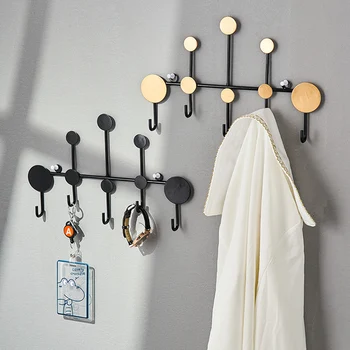 Современные крючки для одежды в скандинавском стиле для украшения стен Аксессуары для дома Держатель для ключей Железные настенные вешалки для хранения Аксессуаров для ванной комнаты