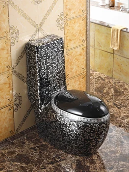 Туалет черный туалет super whirlpool винтажный туалетный дезодорант креативный керамический портативный туалет туалетные принадлежности wc bril
