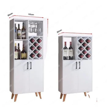 Буфет Шкафчик Шкафчик для домашнего экономичного хранения Nordic Small Wine Cabinet Винная решетка