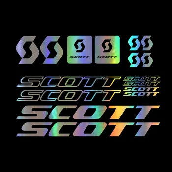 16шт для Scott Decals Наклейки на велосипед Виниловый графический набор, 32СМ * 22СМ
