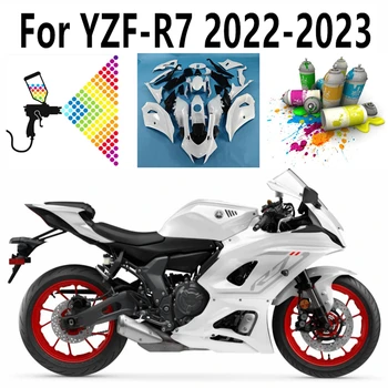 Настройте Цвет Для YZF R7 2022-2023 Синий Черный Полный комплект обтекателя Впрыск ABS Высококачественные Пластиковые детали кузова и Капота