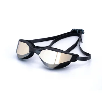 Очки для плавания для взрослых Водонепроницаемые и противотуманные Профессиональные гоночные очки Для мужчин И женщин Крутое Посеребренное снаряжение для плавания Оптом