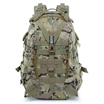 40 литров Военный тактический рюкзак для мужчин, спортивный рюкзак для путешествий на открытом воздухе, армейский рюкзак Molle для охоты и пешего туризма, Отражающая спортивная сумка