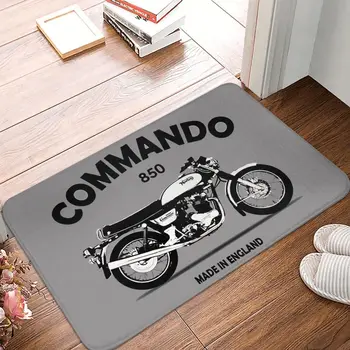 Мотоциклетный нескользящий коврик Commando 850 Сделано в Англии, коврик для ванной, кухонный коврик, молитвенный ковер, декор для помещений с рисунком