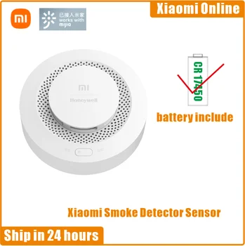Xiaomi Mijia Honeywell Датчик дыма и пожара Детектор сигнализации Звуковой Визуальный Датчик дыма Дистанционное Управление смарт-приложением Mi Home