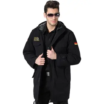 Новая мужская военная тактическая куртка Немецкой армии, мужская классическая ветрозащитная тепловая куртка, зимние пальто из верблюжьей шерсти