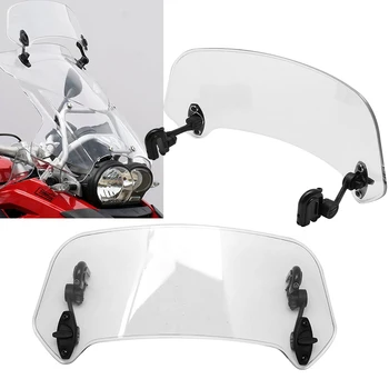 Универсальный удлинитель лобового стекла мотоцикла, спойлер с фиксатором, воздушный дефлектор ветрового стекла для Kawasaki BMW Ducati honda Yamaha Triumph