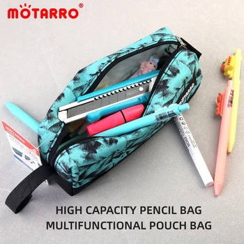 MOTARRO, холщовый пенал, сумка для ручек, сумка для ручных ручек, Органайзер для канцелярских принадлежностей, сумка для хранения школьных и офисных принадлежностей
